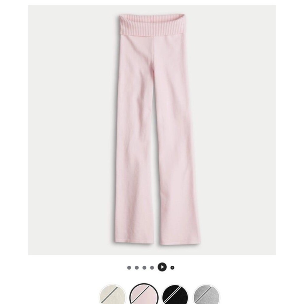 juniors' Harper &‎ Ivy flare sweater pants NWT Chalk pink XL